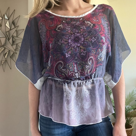 A’GACI Sheer Blouse - Picture 5 of 16